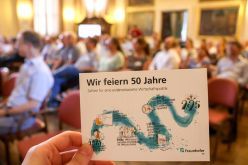 Jubiläumsfeier »50 Jahre Zahlen für eine evidenzbasierte Wirtschaftspolitik« auf Schloss Birlinghoven.  Copyright: © Fraunhofer FIT