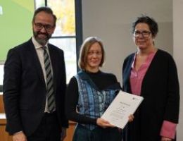 Auszeichnung für exzellente Hochschullehre: TUD-Wissenschaftlerin Nora Huxmann erhält Sächsischen Lehrpreis 2025