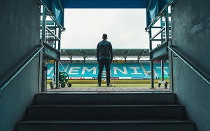 Maximilian Oesterhelweg im Stadion des Chemnitzer FC  Finn Rose  (Foto: Finn Rose)