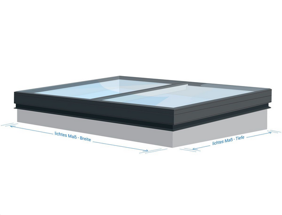 Flachdachfenster Symbolbild