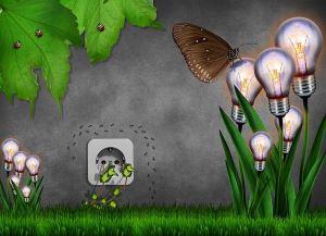 Sparen bei der Beleuchtung Symbolbild