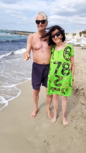 Der Autor mit Gattin