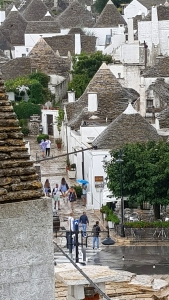 Eingang zu den Trullis in Alberobello