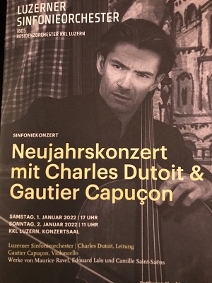 Plakat des Neujahrskonzertes