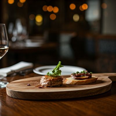 Appetitliche Vorspeise bereit zum probieren