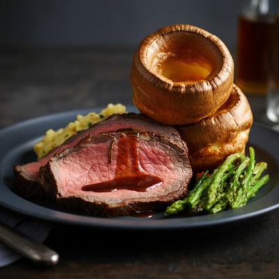 Roast Beef  mit Yorkshire Pudding