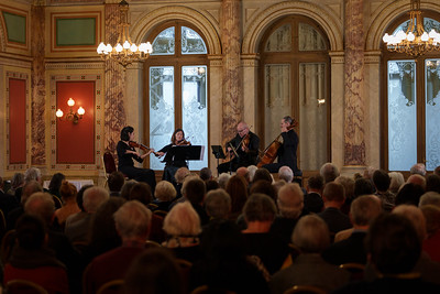 v.l.n.r.Violine Erika Schutter & Mia Lindblom Viola Dominique Fischer Violoncello Alexander Kionke