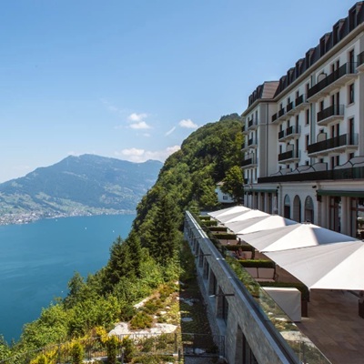 Blick vom  Bütrgenstock über den Vierwaldstättersee 1