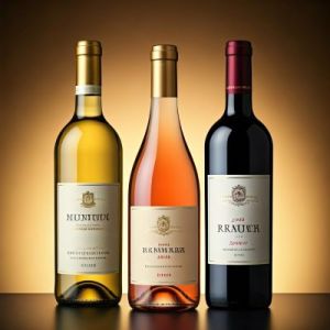 Ein spritziger Weisswein, ein fruchtiger Roséwein und ein voluminöser Rotwein