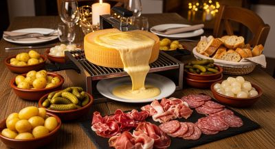 Raclette mit  Beilagen