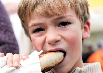 Schmeckt immer die Oriinal Sankt Galler Bratwurst aber ja ohne Senf