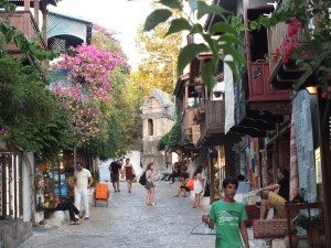 Einkaufsmeile in Kas