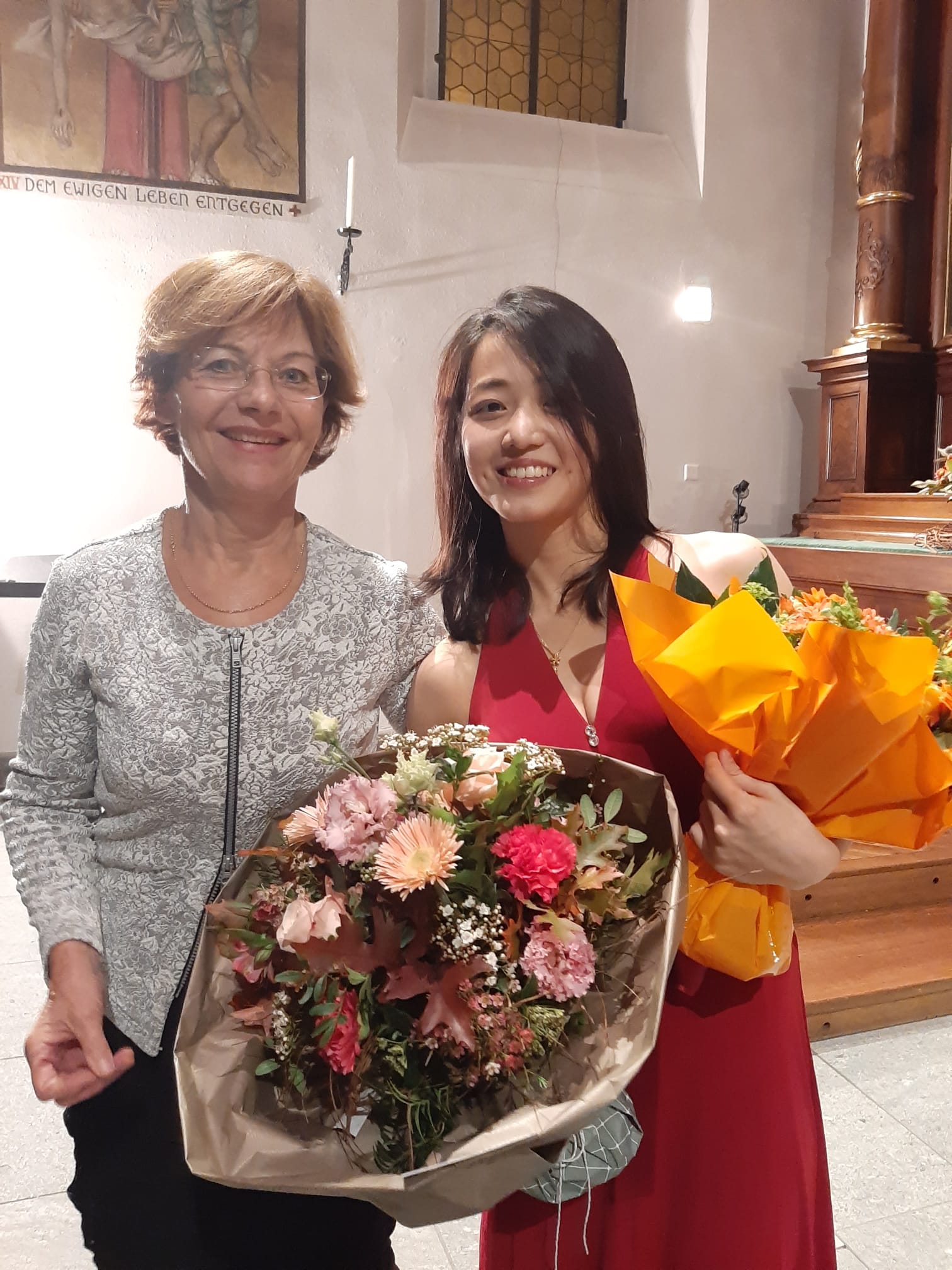 Shih Wei mit Mitorganisatorin Edith Budmiger