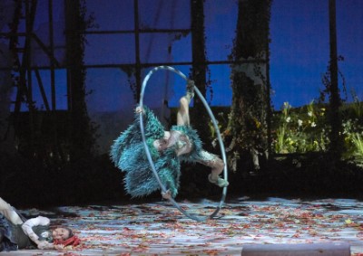 Théo Touvet als Puck Foto Michael Pöhn Wiener Staatsoper