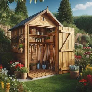 Ordnung im Gartenhaus Symbolbild