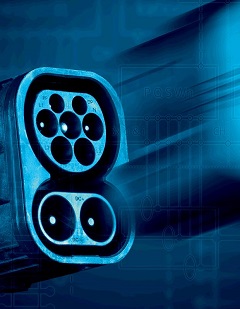 Stecker eines E-Autos  PTB
