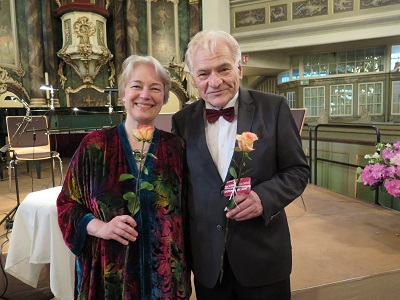 Michala Petri, Solistin Blockflöte und Luz Leskowitz