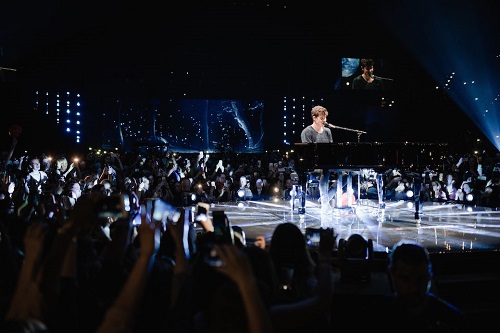 Shawn Mendes im Hallenstadion in Zürich Foto Dominik Meier