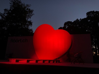 Die Flöörtbühne ist bereit