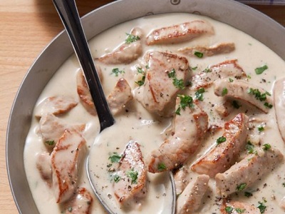 Geschnetzeltes nach Züricher Art