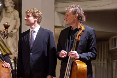 Vater und Sohn Andreas Brantelid Violoncello links Ingemar Brantelid Violoncello