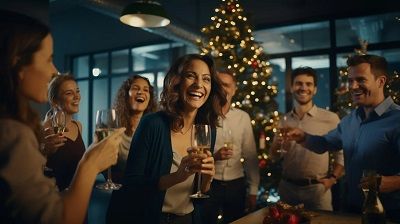 Firmen-Weihnachtsfeier Symbolbild