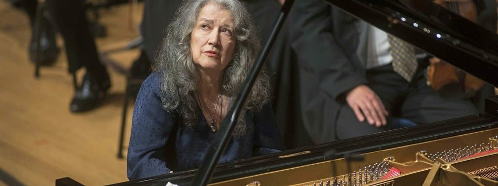 Martha Argerich am Piano