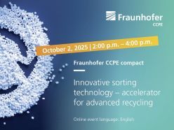 Fraunhofer CCPE compact: Innovative sorting technology - accelerator for advanced recycling  Copyright: Fraunhofer CCPE