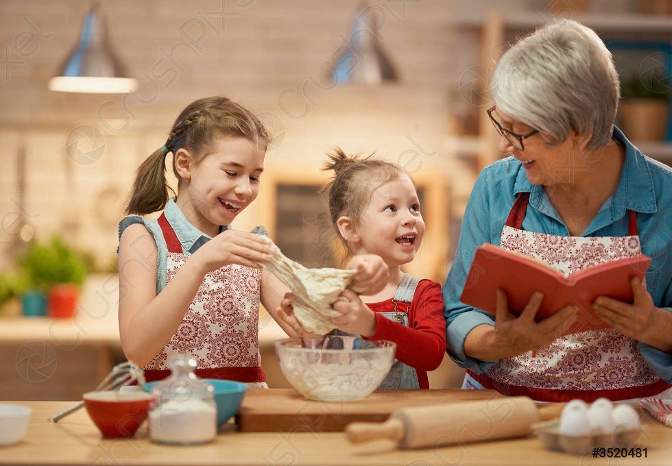 Hausgemachtes Essen und kleine Helfer