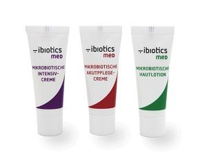 Probenset Hautpflege fürs Handgepäck von ibiotics med