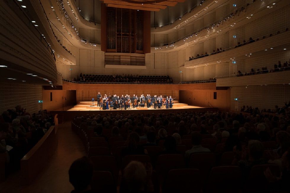 Die Festival Strings Lucerne bereit zum Spiel in der Salle blanche des KKL Luzern